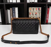 Chanel Boy Bag in Black with Gold hardware 25.5cm - 5