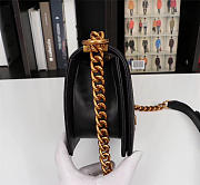 Chanel Boy Bag in Black with Gold hardware 25.5cm - 4