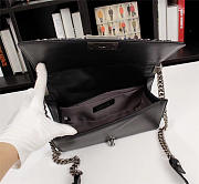 Chanel Boy in Black with silver hardware - 3