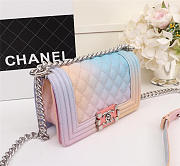 Chanel Magic ball pattern bag Pink button small  - 6