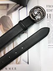 Modishbags Gucci calfskin belt Black Hardware - 2