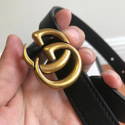 Modishbags Gucci calfskin belt in Gold Hardware 2.0cm - 6