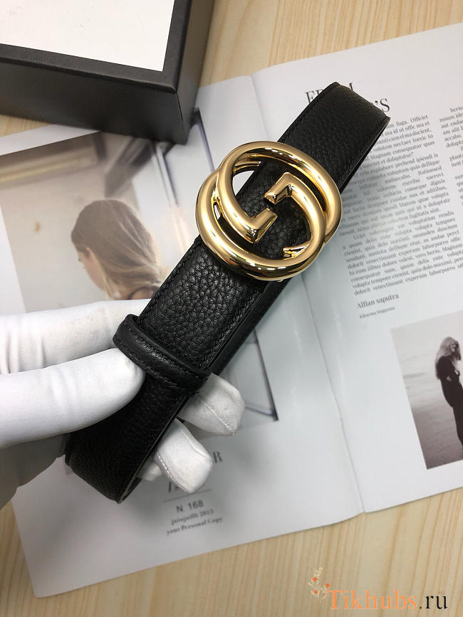 Modishbags Gucci calfskin belt Gold Hardware - 1