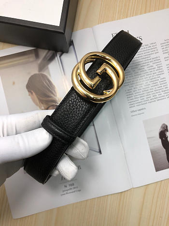 Modishbags Gucci calfskin belt Gold Hardware