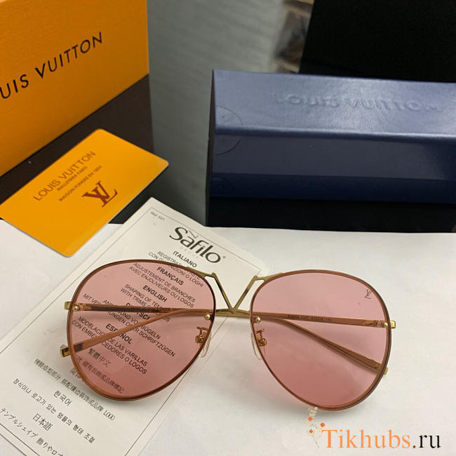  LV ladies round frame sunglasses - 1