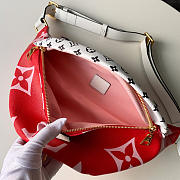 LV original BUMBAG pocket M44611 red and pink - 3