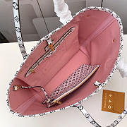 LV Original M44567 Neverful Shopping Bag Red And Pink - 3