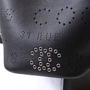 Chanel hollow mini bucket bag black - 4