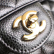 Chanel custom models top imported ball caviar leather black gold hardware size 23 cm - 5