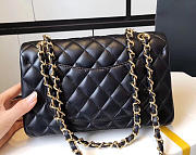 Chanel Imported Original Lambskin Black Gold Hardware Size 23 - 2