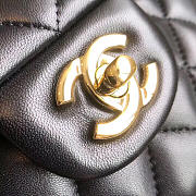 Chanel Imported Original Lambskin Black Gold Hardware Size 23 - 4