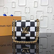 LV original bag 53023 white plaid - 5