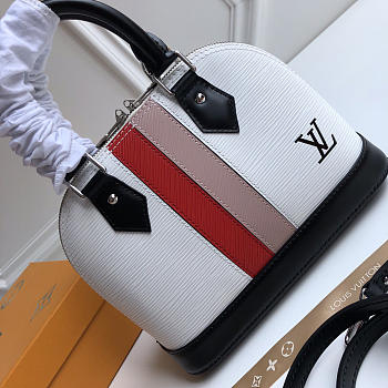 LV original shell bag M40302 white