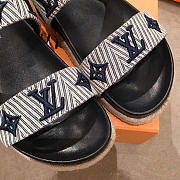 lv sandals grey and black - 6