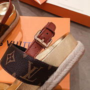 lv sandals gold - 6