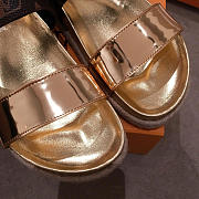 lv sandals gold - 2