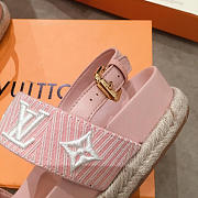 lv sandals pink - 5