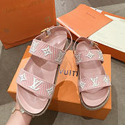 lv sandals pink - 6