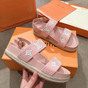 lv sandals pink - 3