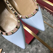 Valentino-Classic rivet single shoes light blue - 6