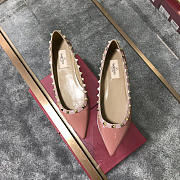 Valentino-Classic rivet single shoes dark pink - 2