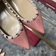 Valentino-Classic rivet single shoes dark pink - 6