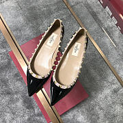 Valentino-Classic rivet single shoes black - 1