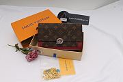 lv chain bag rose red - 1