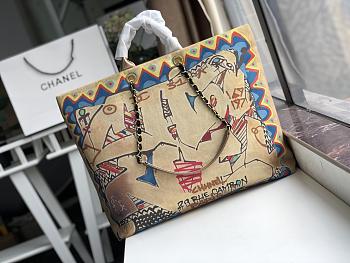 Chanel Graffiti shopping bag
