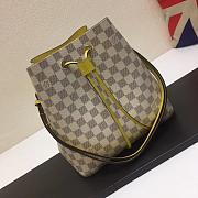 LV N40213 Bucket Bag White - 2