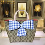 Gucci  Bow shopping bag  - 6