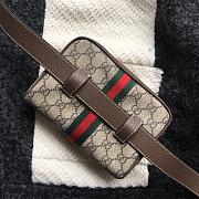  Gucci 517016 Classic Double G Fabric Square Waist Bag - 6