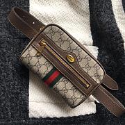  Gucci 517016 Classic Double G Fabric Square Waist Bag - 1