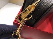 Prada Cross pattern Leather Crossbody Bag 1BH036 - 2