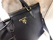  Prada nylon cloth with leather shopping bag 1BA104 - 5