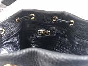  Prada Hand / shoulder / crossbody bag Litchi grain leather 1BH038 - 5