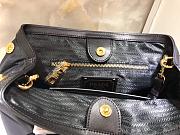 Prada nylon cloth with leather handbag 1BA172 - 5