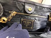 Prada nylon cloth with leather handbag 1BA172 - 6
