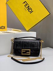  Fendi flip-top messenger handbag small - 3