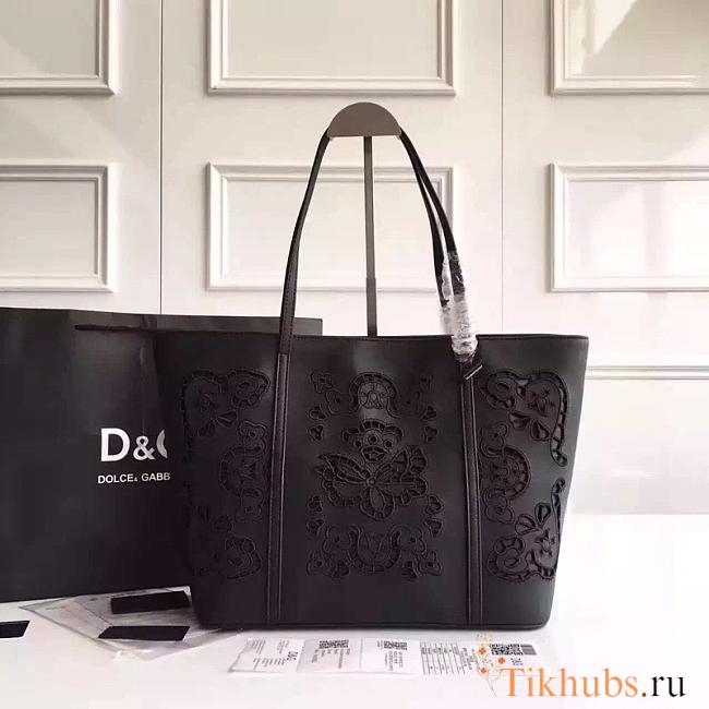 Dolce & Gabbana shopping bag black - 1