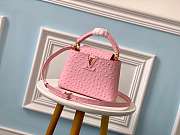 LV M95393 Ostrich skin handbag mini - 1