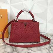 LV M95393 Ostrich skin handbag mini - 2