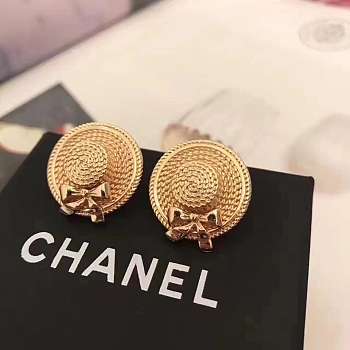 Chanel Hat Earrings