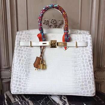 Hermas birkin Crocodile pattern 1