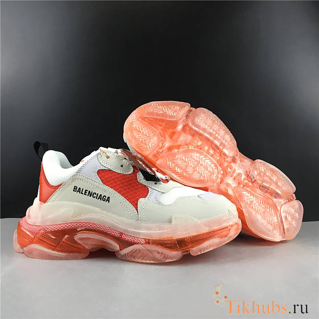 Balenciaga Triple S Retro white and Red - 1