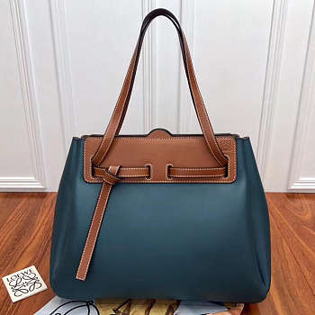 Loewe Lazo shopper series，Soft calfskin，Suede lining