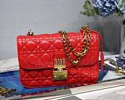 Dior Lambskin Addict retro chain bag - 1