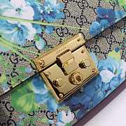 Gucci Padlock Blue flowers - 2