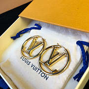 LV Earring Gold 35mm - 2