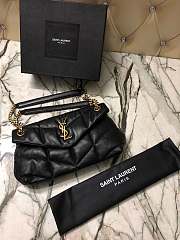 YSL LOULOU PUFFER SMALL BAG IN QUILTED LAMBSKIN - 3